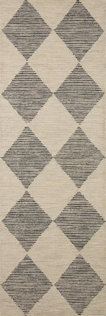 Chris Loves Julia x Loloi Francis Fra - 01 Beige/Charcoal Rug - Chris Loves Julia x Loloi - frasfra - 01becc2676