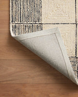 Chris Loves Julia x Loloi Francis Fra-02 Cream/Black Rug.