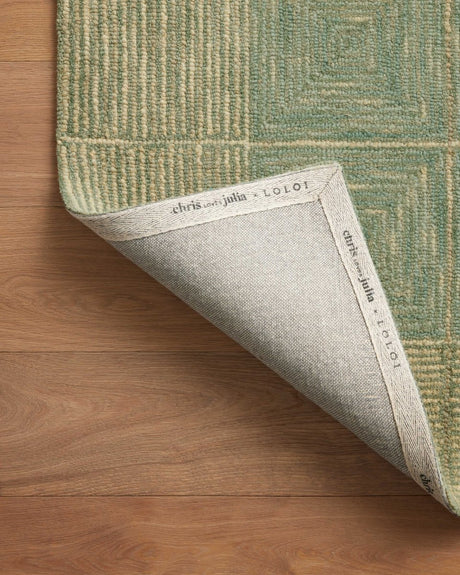 Chris Loves Julia x Loloi Francis Fra - 02 Green/Natural Rug - Chris Loves Julia x Loloi - frasfra - 02grna2676