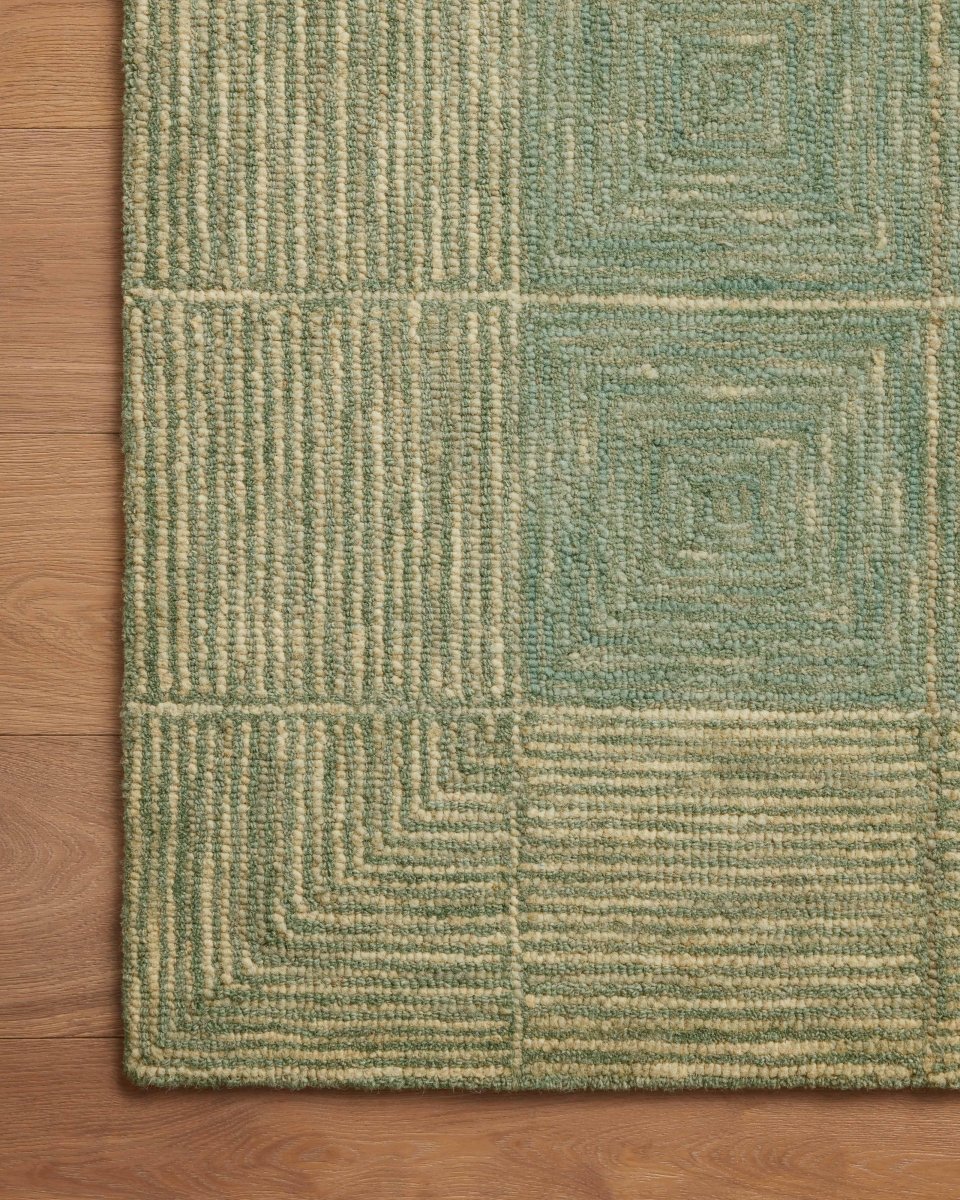 Chris Loves Julia x Loloi Francis Fra-02 Green/Natural Rug.