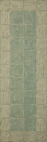Chris Loves Julia x Loloi Francis Fra-02 Green/Natural Rug.