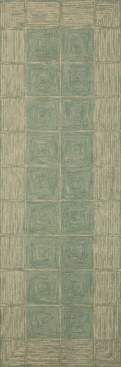 Chris Loves Julia x Loloi Francis Fra - 02 Green/Natural Rug - Chris Loves Julia x Loloi - frasfra - 02grna2676