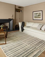 Chris Loves Julia x Loloi Humphrey Hum-01 Natural/Moss Rug.