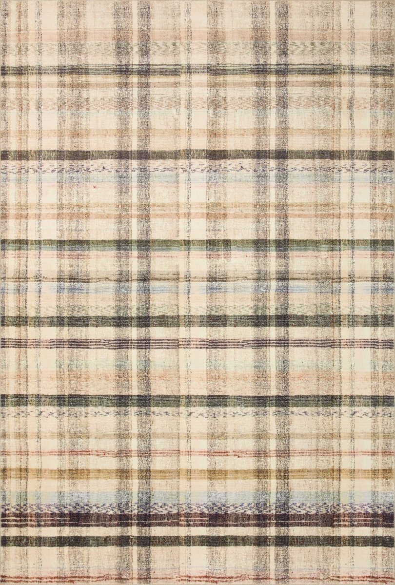 Chris Loves Julia x Loloi Humphrey Hum-02 Ivory/Multi Rug.