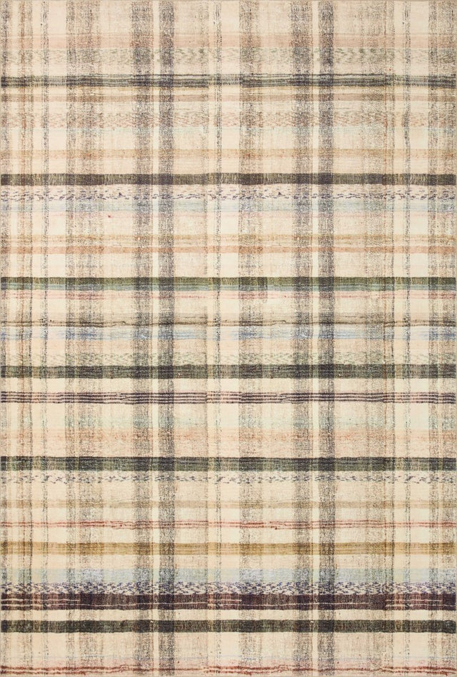 Chris Loves Julia x Loloi Humphrey Hum-02 Ivory/Multi Rug.