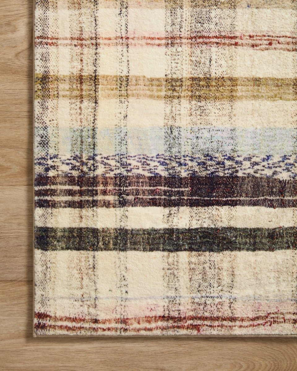 Chris Loves Julia x Loloi Humphrey Hum-02 Ivory/Multi Rug.