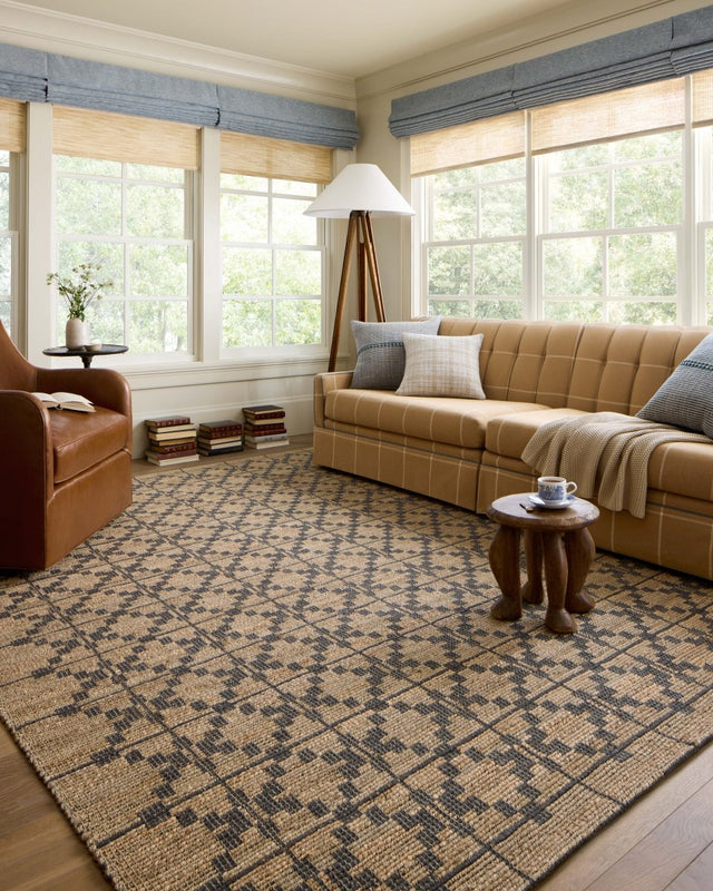 Chris Loves Julia x Loloi Judy Jud-05 Natural/Graphite Rug.