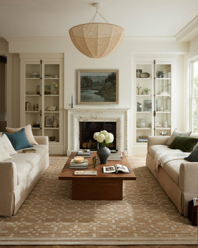 Chris Loves Julia x Loloi Judy Jud-07 Natural/Ivory Rug.