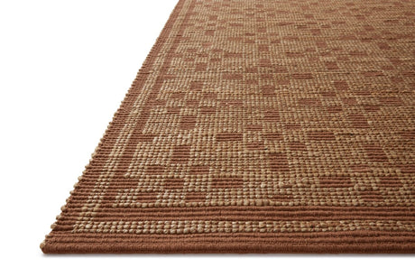 Chris Loves Julia x Loloi Judy Jud-07 Natural/Spice Rug.