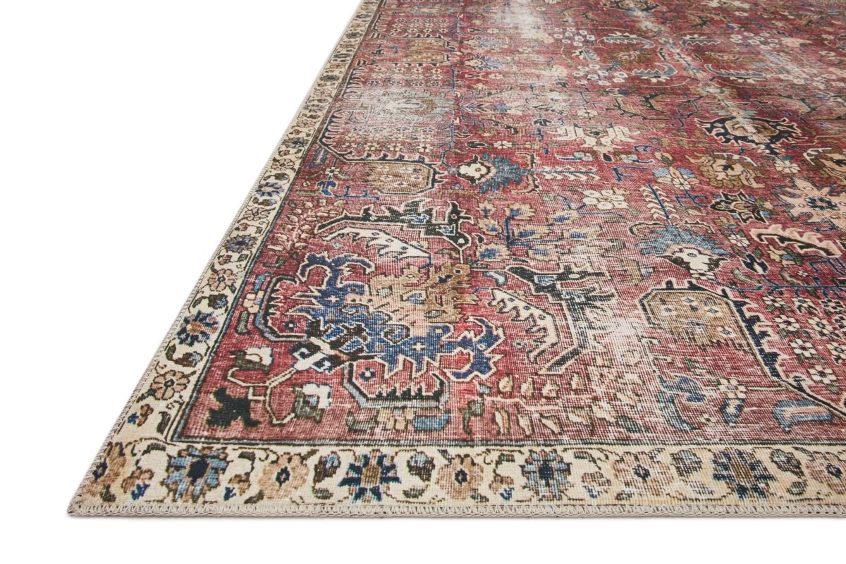 Chris Loves Julia x Loloi Jules Jul-01 Merlot/Multi Rugs.