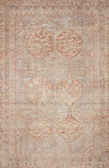 Chris Loves Julia x Loloi Jules Jul-04 Tangerine/Mist Rugs.