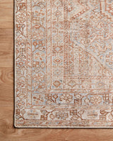 Chris Loves Julia x Loloi Jules Jul-04 Tangerine/Mist Rugs.