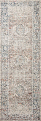 Chris Loves Julia x Loloi Jules Jul-07 Natural/Ocean Rugs.