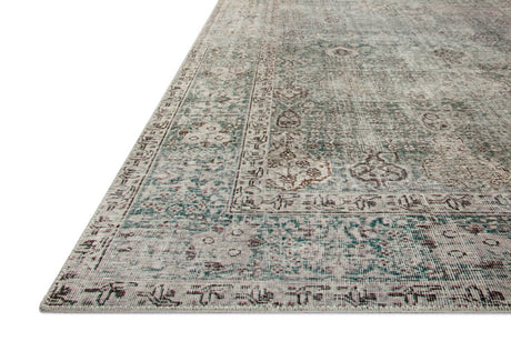 Chris Loves Julia x Loloi Jules Jul - 08 Emerald/Antique Ivory Rug - Chris Loves Julia x Loloi - julsjul - 08emai2676