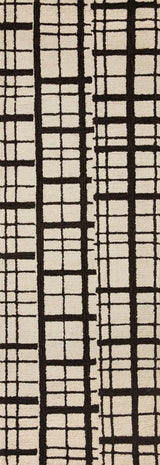 Chris Loves Julia x Loloi Polly Pol-02 Black/Ivory Rug.