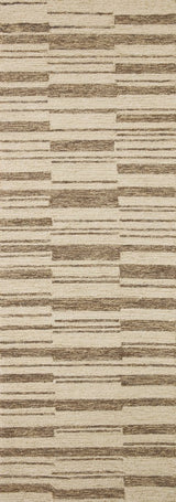 Chris Loves Julia x Loloi Polly Pol-04 Beige/Tobacco Rug.
