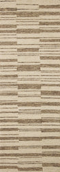 Chris Loves Julia x Loloi Polly Pol-04 Beige/Tobacco Rug.