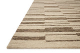 Chris Loves Julia x Loloi Polly Pol-04 Beige/Tobacco Rug.