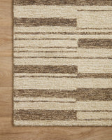 Chris Loves Julia x Loloi Polly Pol-04 Beige/Tobacco Rug.