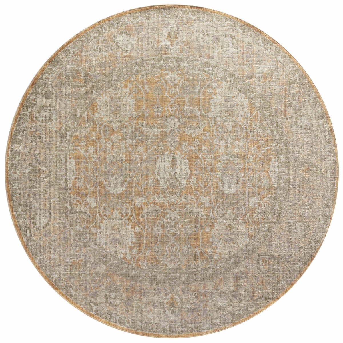 Chris Loves Julia x Loloi Rosemarie Roe-01 Gold/Sand Rugs.