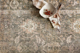 Chris Loves Julia x Loloi Rosemarie Roe-01 Sage/Blush Rugs.