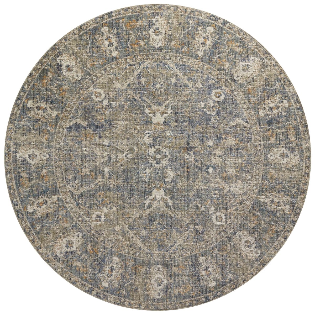 Chris Loves Julia x Loloi Rosemarie Roe-03 Sand/Lagoon Rugs.