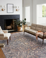 Chris Loves Julia x Loloi Rosemarie Roe-04 Graphite/Multi Rugs.