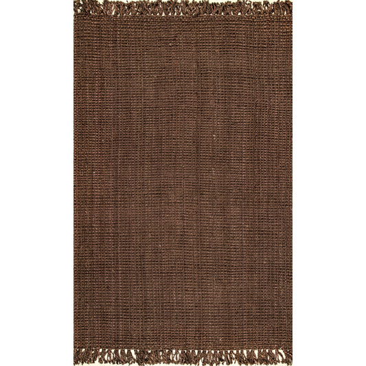 Nuloom Daniela Farmhouse Chunky Nccl01C Chocolate Area Rug