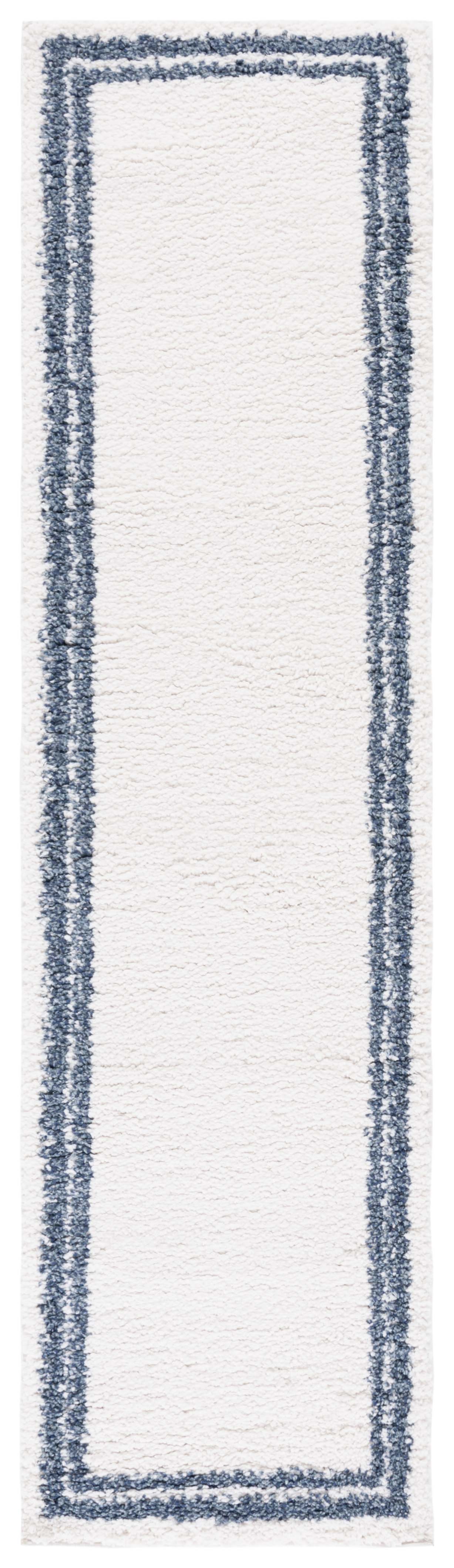 Safavieh Calico Shag Clc100A Ivory/Blue Area Rug