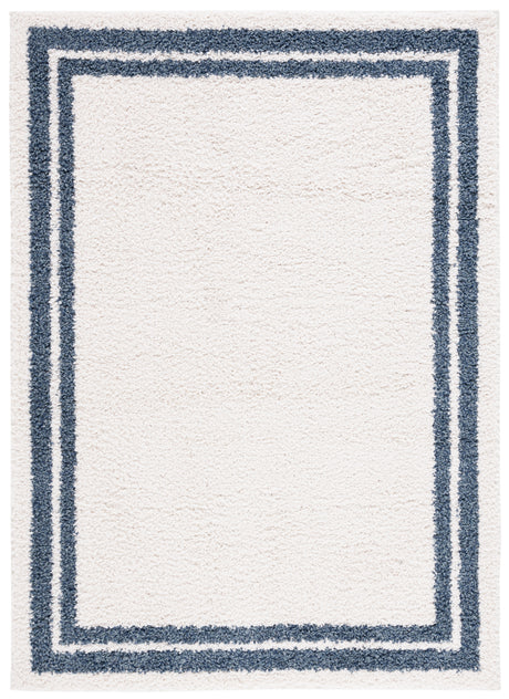 Safavieh Calico Shag Clc100A Ivory/Blue Rug.