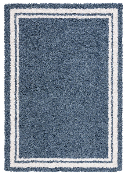 Safavieh Calico Shag Clc100M Blue/Ivory Area Rug