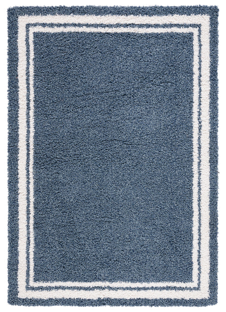 Safavieh Calico Shag Clc100M Blue/Ivory Rug.