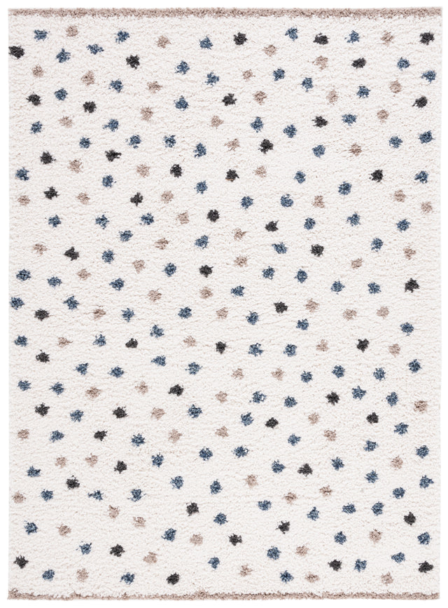 Safavieh Calico Shag Clc102A Ivory/Taupe Rug.