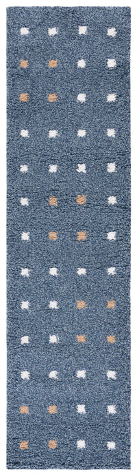 Safavieh Calico Shag Clc102M Blue/Ivory Area Rug