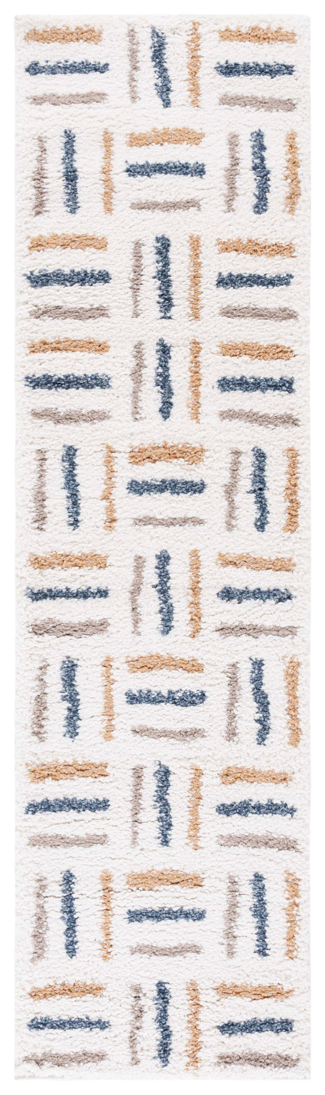 Safavieh Calico Shag Clc112A Ivory/Gold Rug.