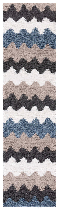 Safavieh Calico Shag Clc116Z Black/Taupe Area Rug