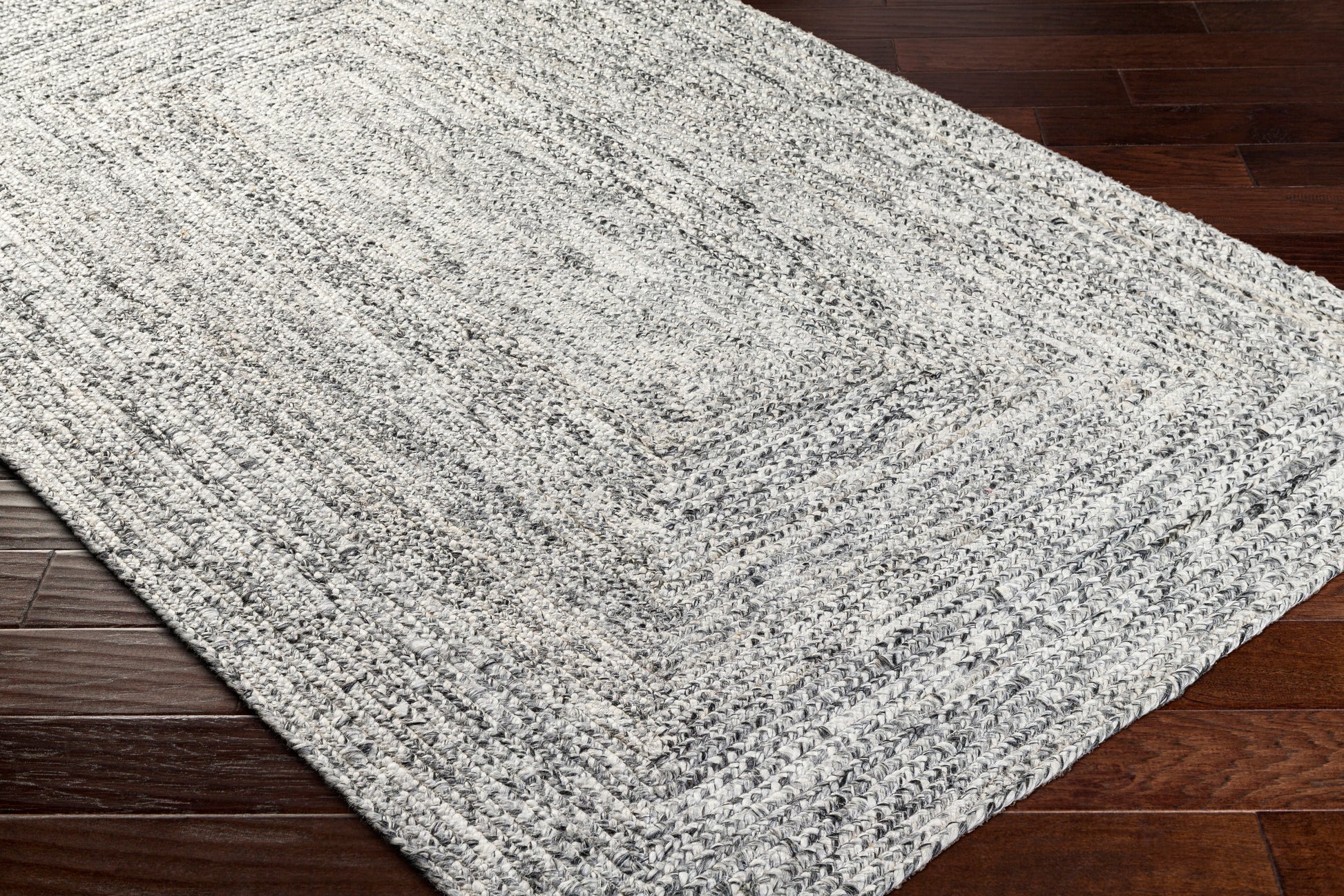 Surya Cologne Cog-2300 Pale Slate, Light Grey, Sterling Grey, Metallic - Silver, Pewter Area Rug