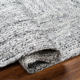 Surya Cologne Cog-2300 Pale Slate, Light Grey, Sterling Grey, Metallic - Silver, Pewter Rug.