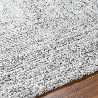 Surya Cologne Cog-2300 Pale Slate, Light Grey, Sterling Grey, Metallic - Silver, Pewter Area Rug