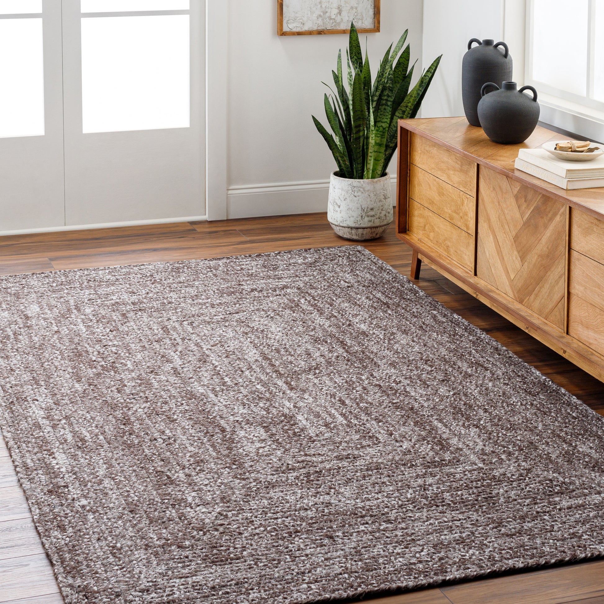 Surya Cologne Cog-2301 Grey, Nickel, Sage, Metallic - Silver, Eggplant Area Rug