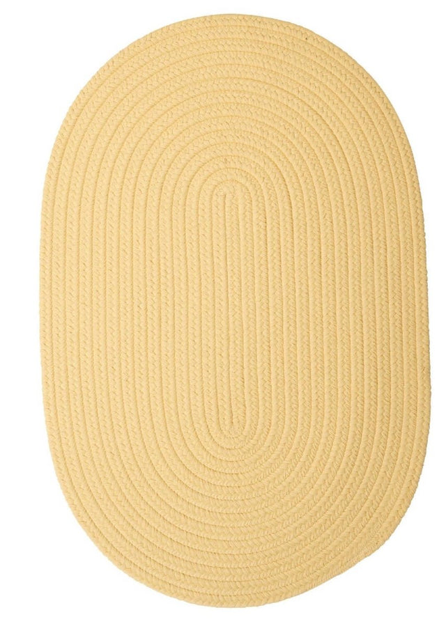 Colonial Mills Boca Raton Br34 Pale Banana / Yellow Rugs.