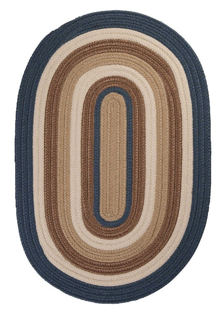 Colonial Mills Brooklyn Bn59 Blue Haze / Blue / Neutral Rugs.