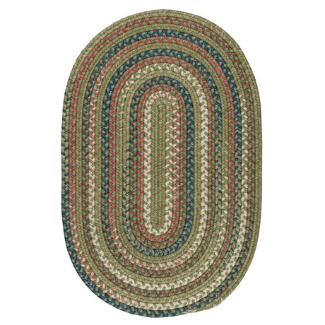 Colonial Mills Cedar Cove Cv69 Olive / Green / Multi Rugs.