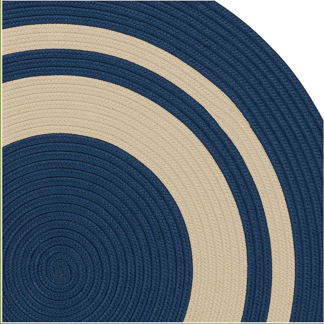 Colonial Mills Coronado Round Cn20 True Blue Rugs.