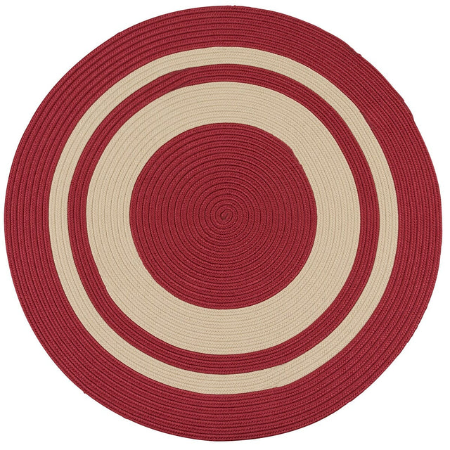 Colonial Mills Coronado Round Cn60 Red Rugs.