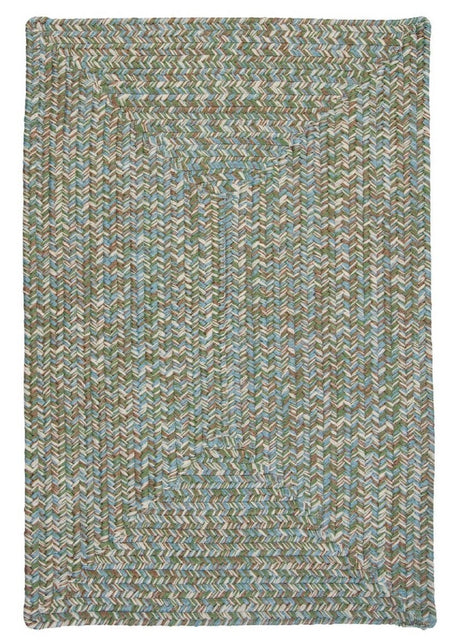 Colonial Mills Corsica Cc59 Seagrass / Green / Blue Rugs.