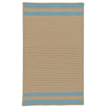 Colonial Mills Denali End Stripe De25 Federal Blue Rugs.