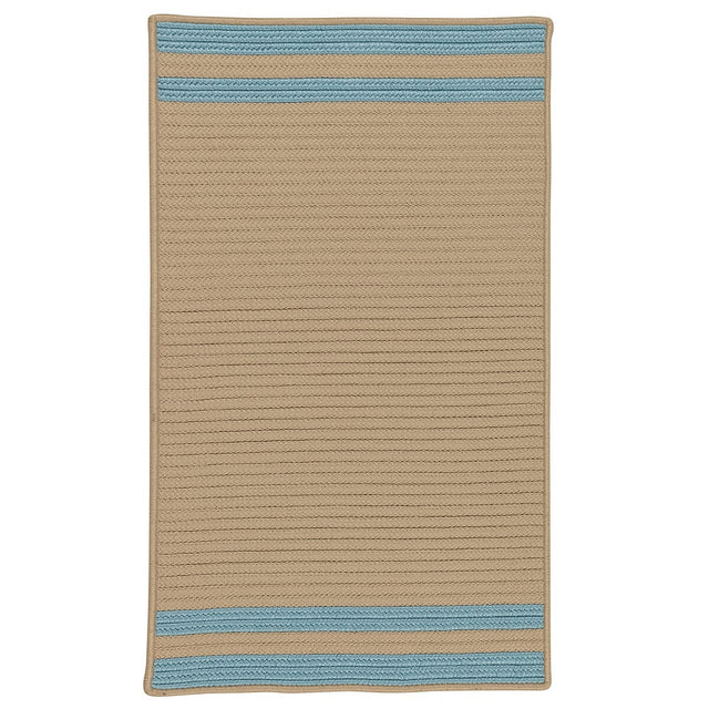 Colonial Mills Denali End Stripe De25 Federal Blue Rugs.