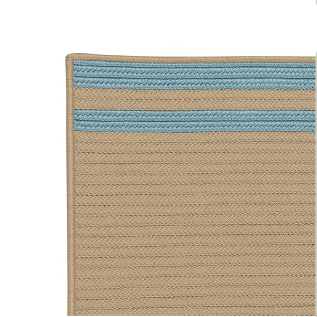 Colonial Mills Denali End Stripe De25 Federal Blue Rugs.