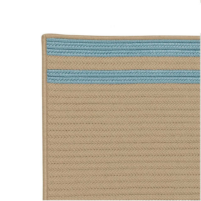 Colonial Mills Denali End Stripe De25 Federal Blue Rugs.